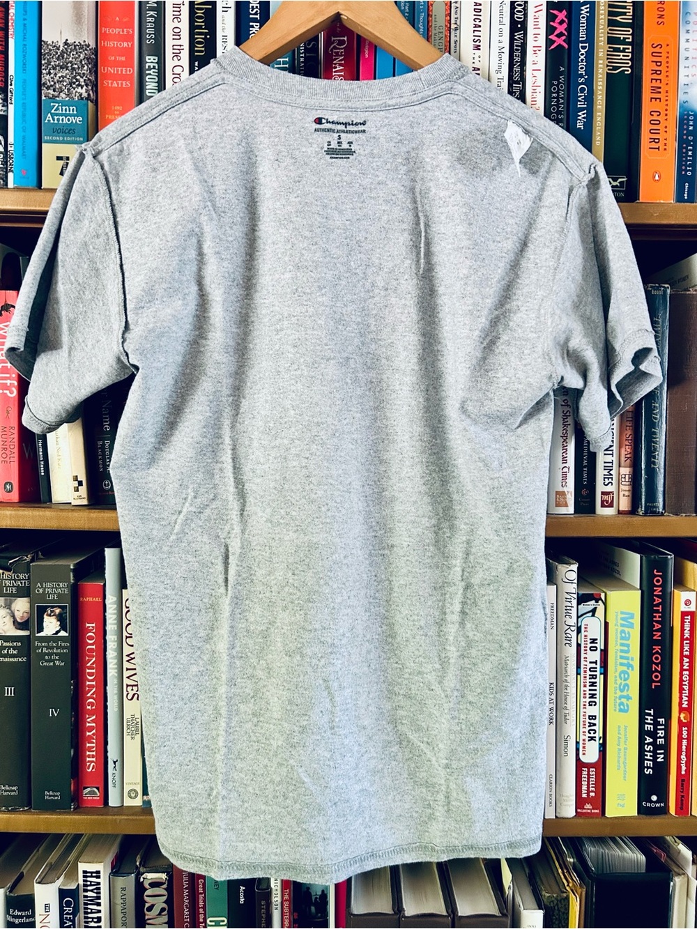 Grinnell College Champion Gray Black Red GRANDPARENT Short Sleeve Tshirt, size S - Picture 5 of 8